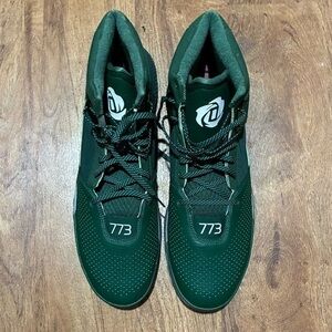 Adidas Derrick Rose Men's Green 773 Basketball Shoes 2015, 20 US